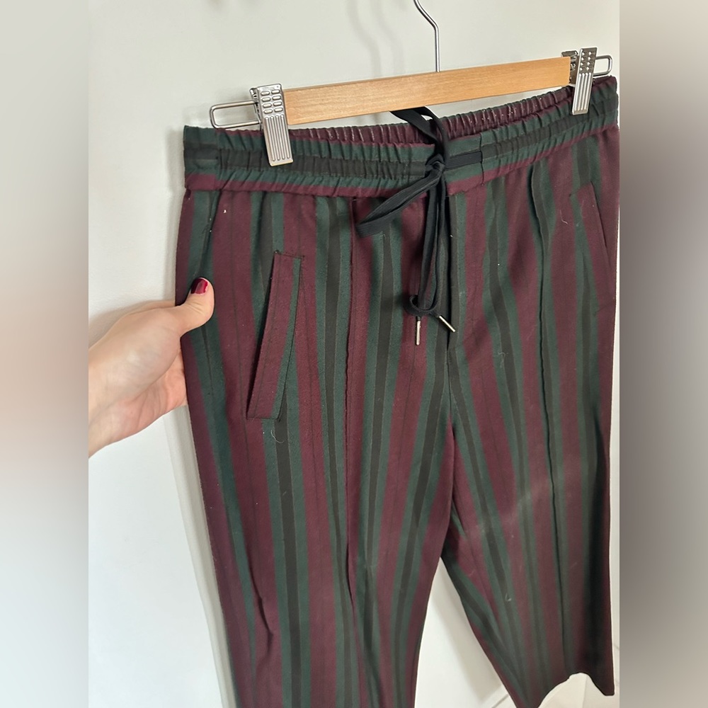 Urban Outfitters wool-feel wide leg trousers with adjustable waist size small